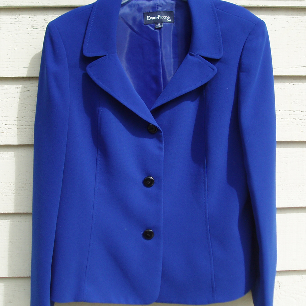 Evan Picone Royal Blue Suit